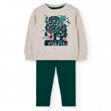 BOBOLI σετ φόρμας κορίτσι παιδική 232108-7402 πράσινη